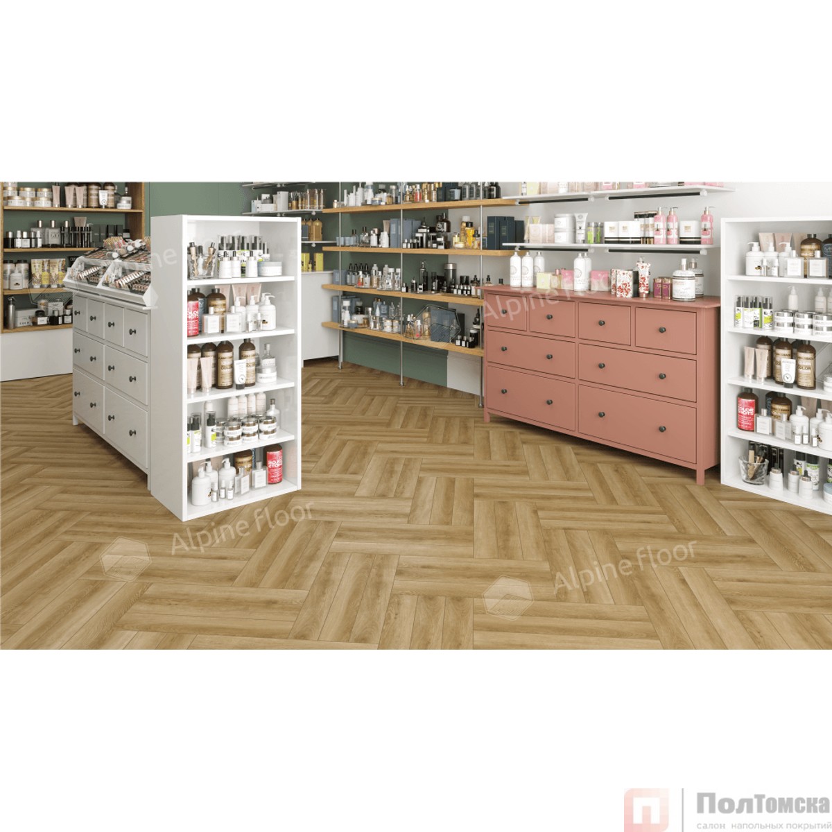Ламинат Alpine Floor Original Herringbone 8 Pro Дуб Эльзас LF102-2