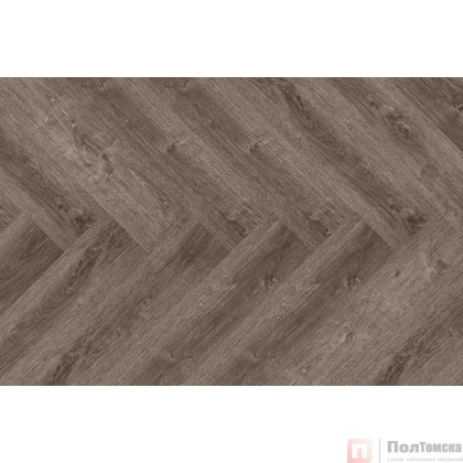 Клеевая кварцвиниловая LVT плитка DeART GRAND DG 9627 "Ёлка", 135х640х2,5мм
