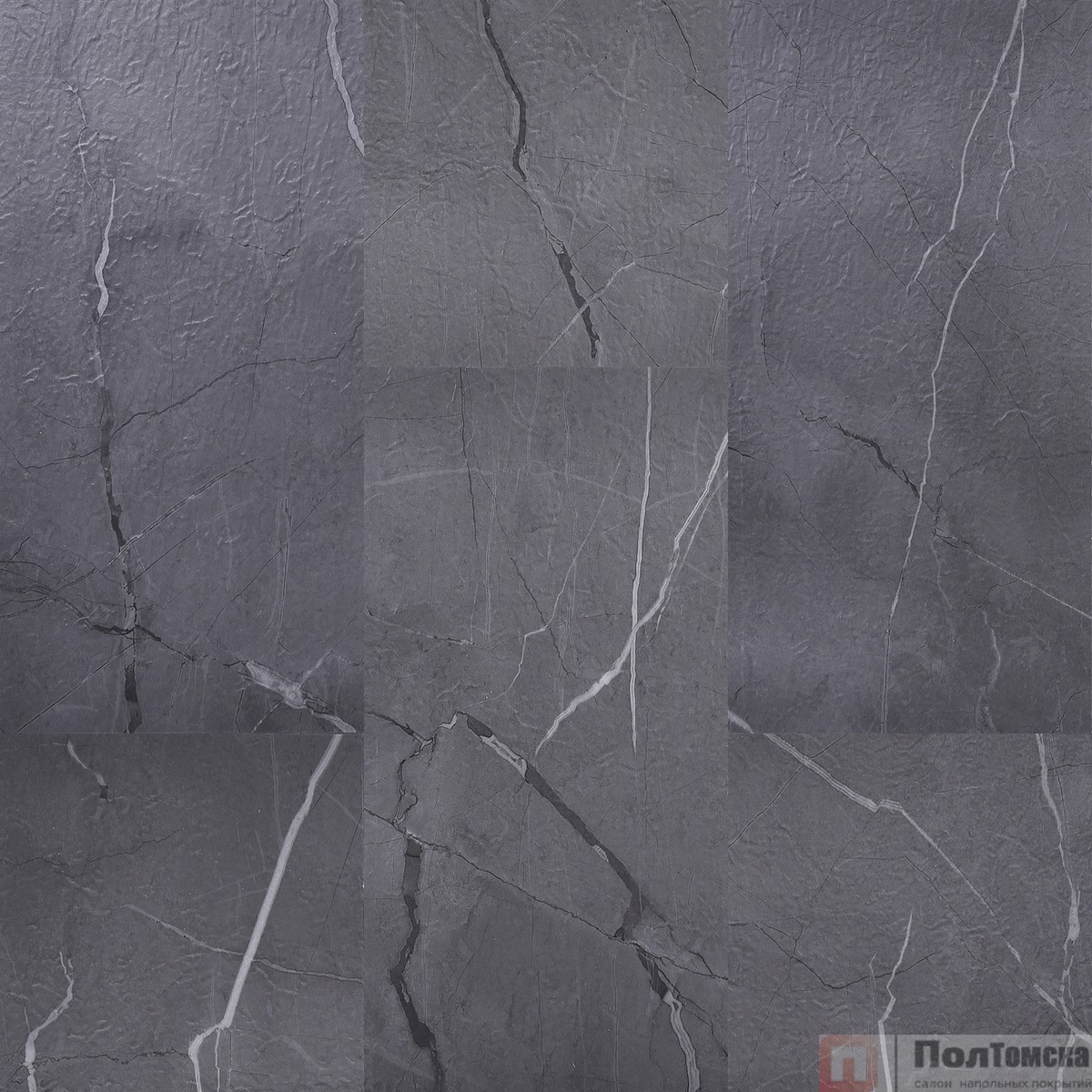 Кварцевый ламинат Home Expert Rock 9108 Graphite фаска