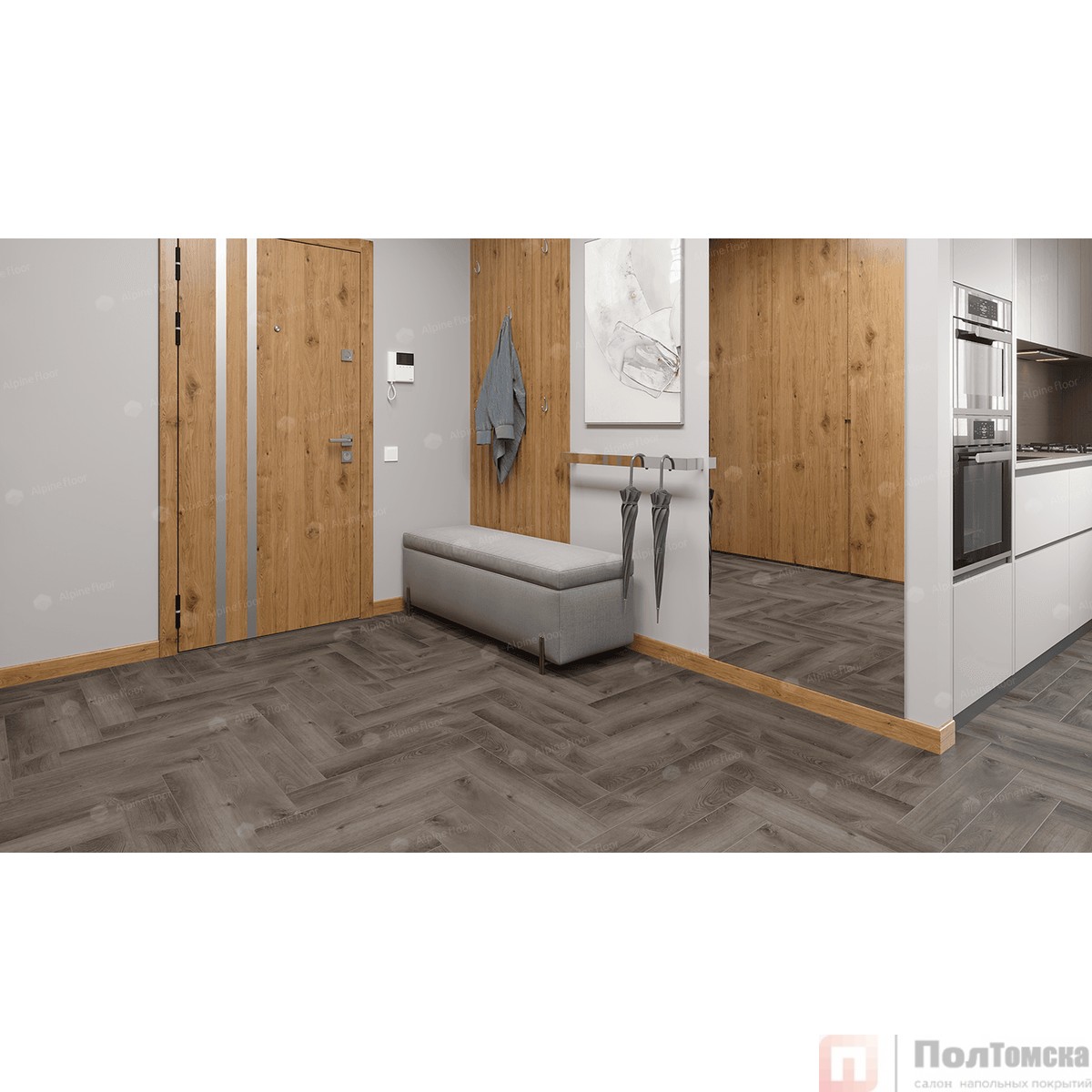 SPC ламинат Изящный паркет (Light Parquet) Дуб Мерга ЕСО 13-13 MC