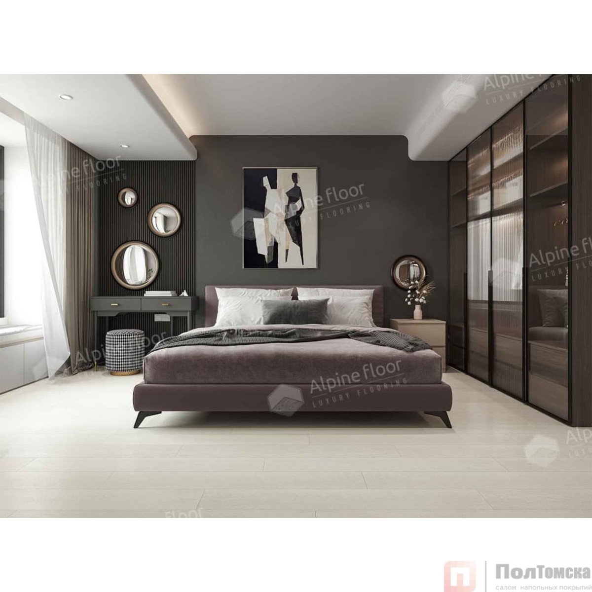 Клеевая плитка Alpine Floor Grand Sequoia LVT Сагано ECO 11-2202
