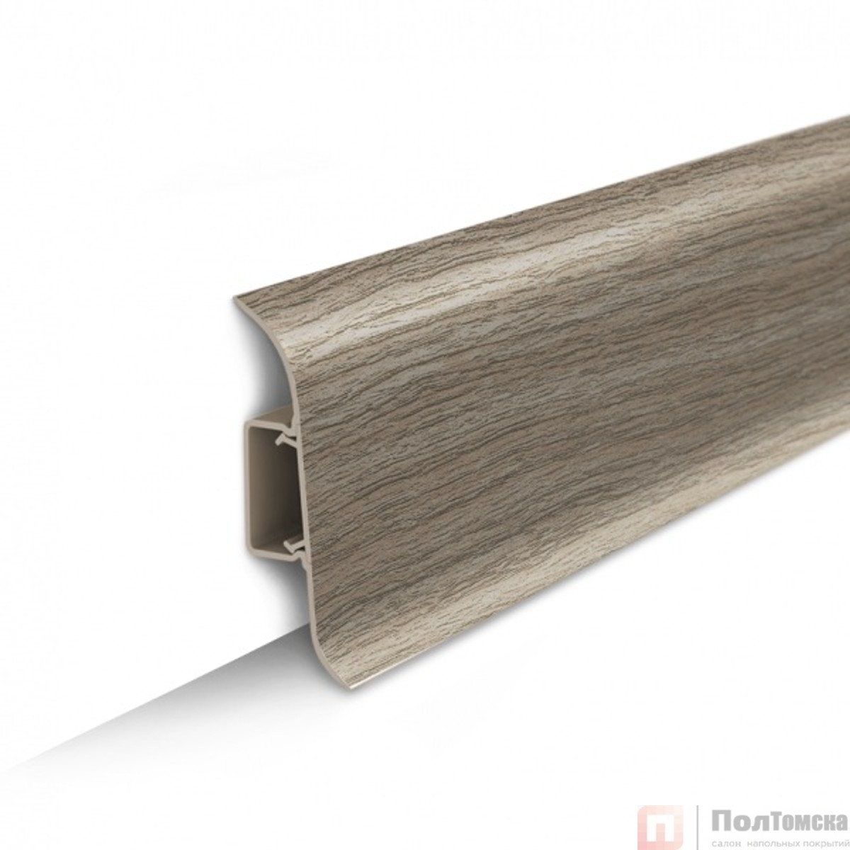 Плинтус ПВХ  205 Дуб капучино Классик Идеал (2500*55мм)