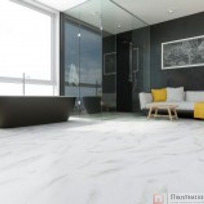 Кварцевый ламинат Refloor Fargo Белый Мрамор 6089-1