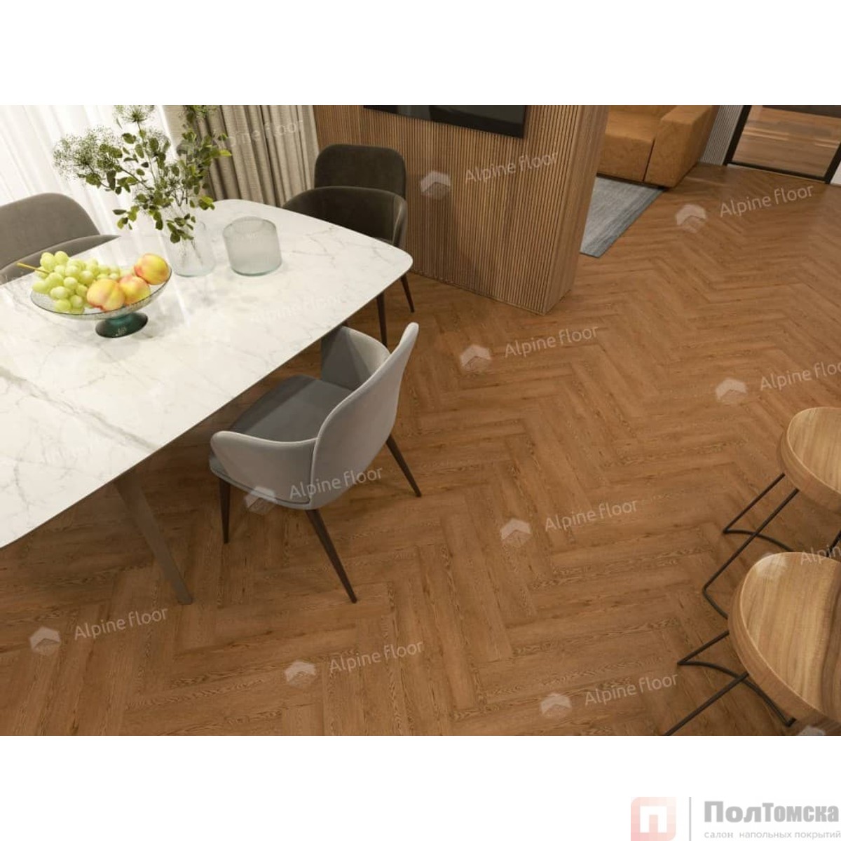 SPC ламинат Изящный паркет (Light Parquet) Дуб Селена ЕСО 13-32 MC