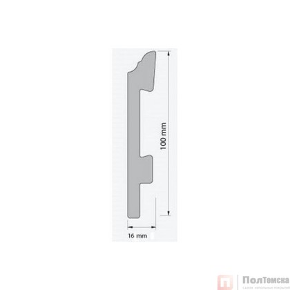 Плинтус для покраску PVC SIERRA 100мм