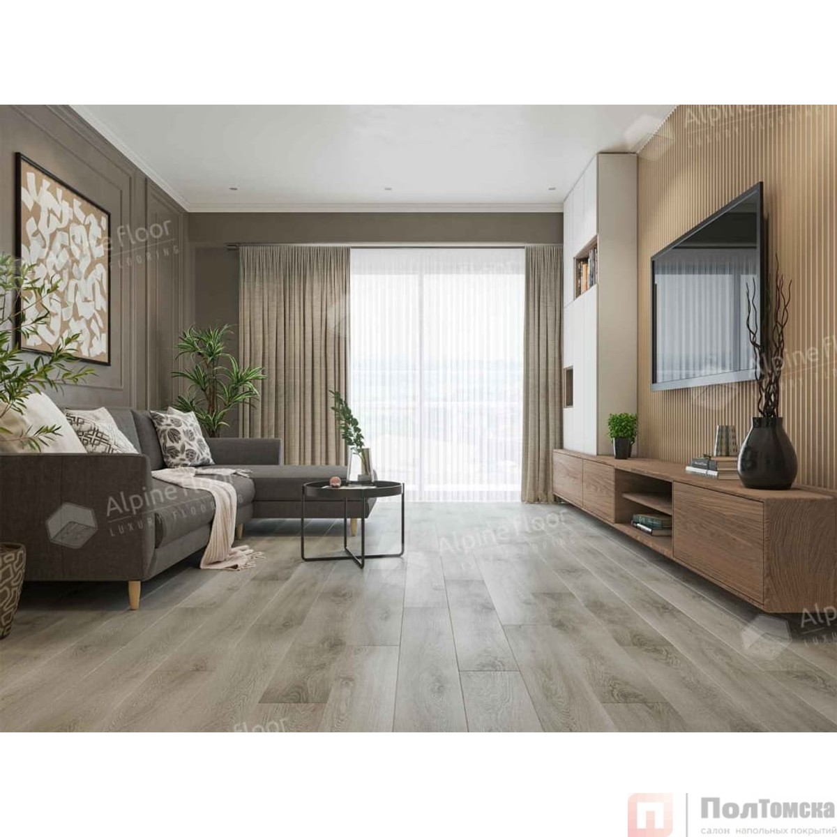Клеевая плитка Alpine Floor Grand Sequoia LVT Негара ECO 11-1702