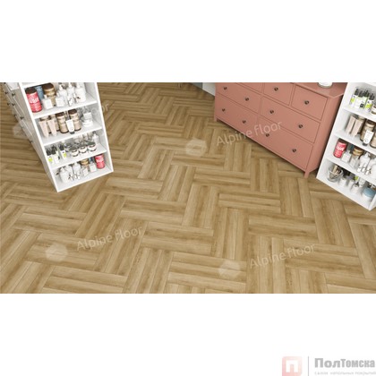 Ламинат Alpine Floor Original Herringbone 12 Pro Дуб Эльзас LF106-02