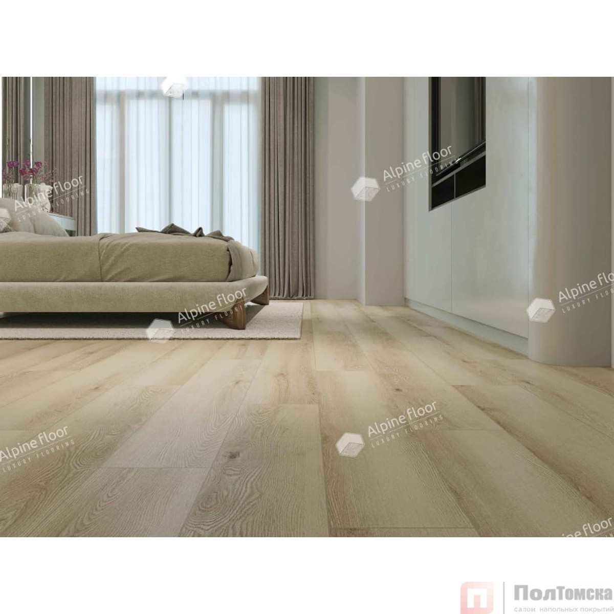 SPC ламинат Натуральное дерево (Real Wood) Сомерсетский дуб Самерсет ЕСО 2-11 MC