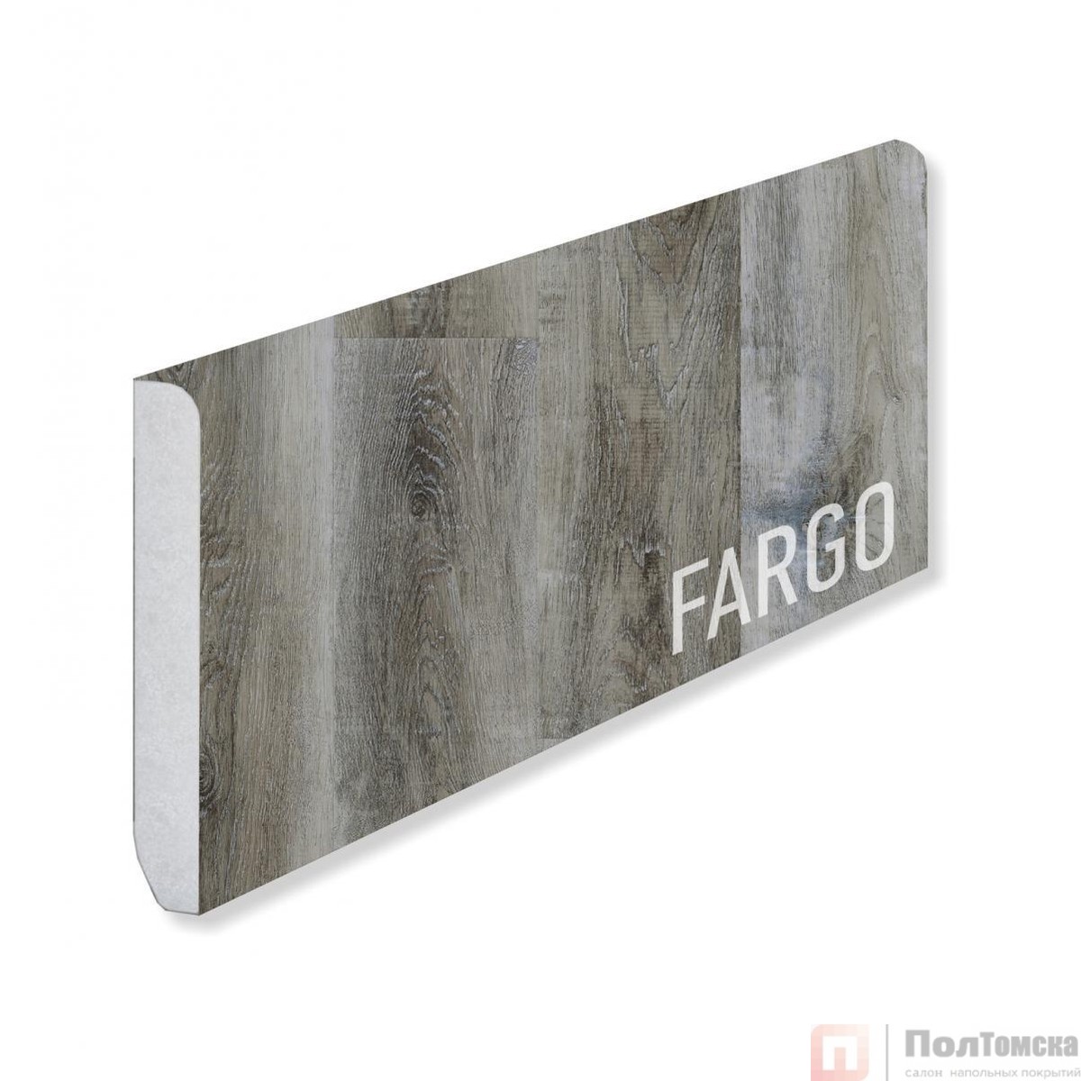 Кварцевый плинтус Fargo Classic 366-1B Дуб Рустик Серый