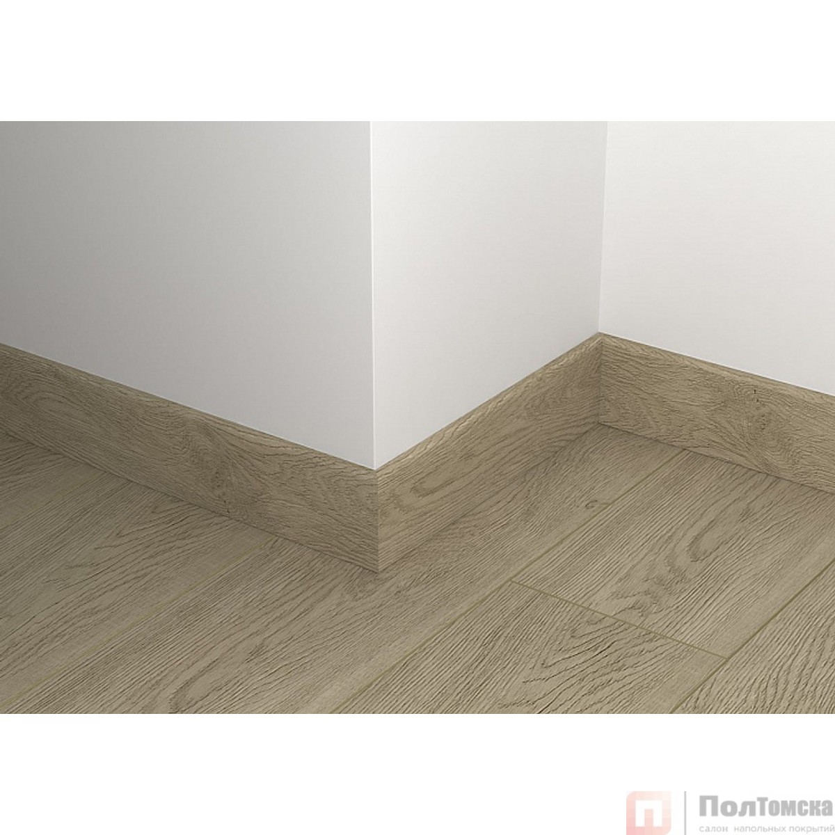 Плинтус кварцевый SPC Alpine Floor 80х11 мм Миндаль ECO 11-6