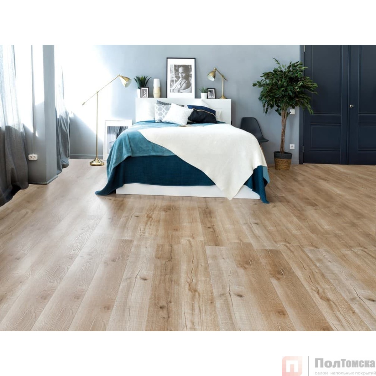 SPC ламинат Натуральное дерево (Real Wood) Натуральный первозданный дуб ECO 2-5 MC
