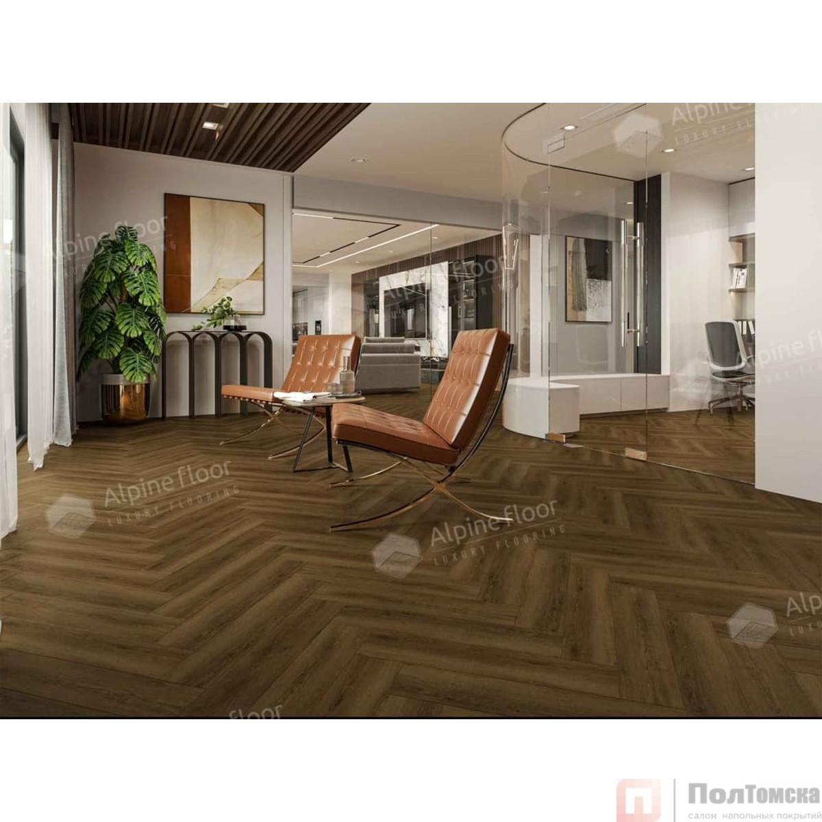 SPC ламинат Изящный паркет (Light Parquet) Дуб Далим ЕСО 13-33 MC