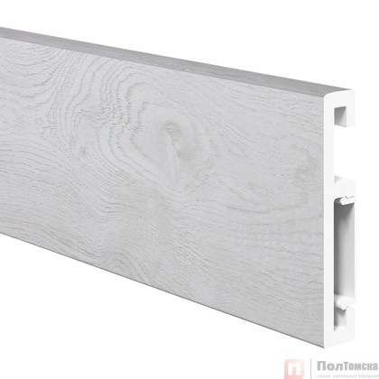 Напольный плинтус ПВХ Foresta Grace Дуб Оптина FG 003 2000х70х13 мм