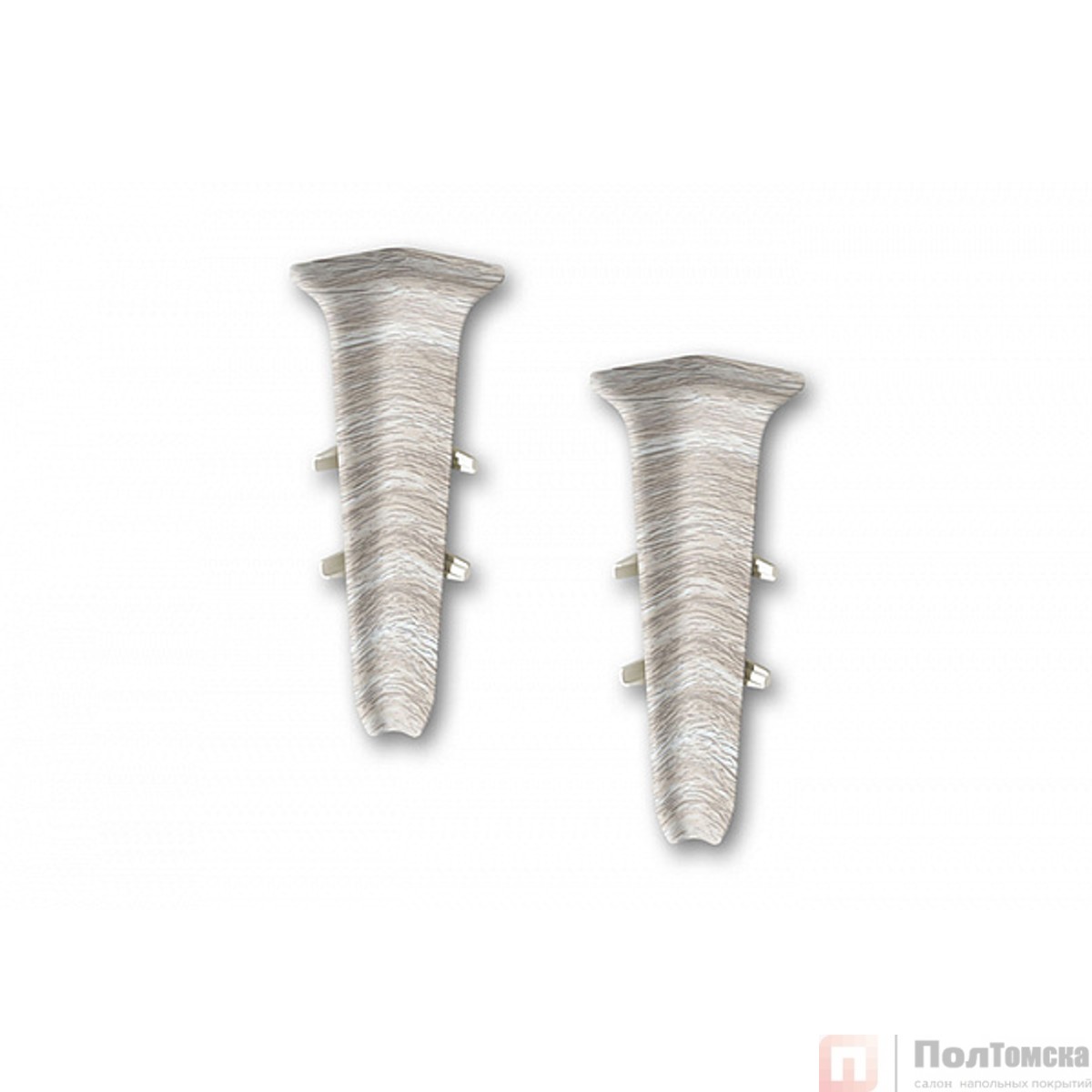 Угол внутренний для плинтуса 85мм "Деконика" (2шт. во флоупак), 294 Орех антик