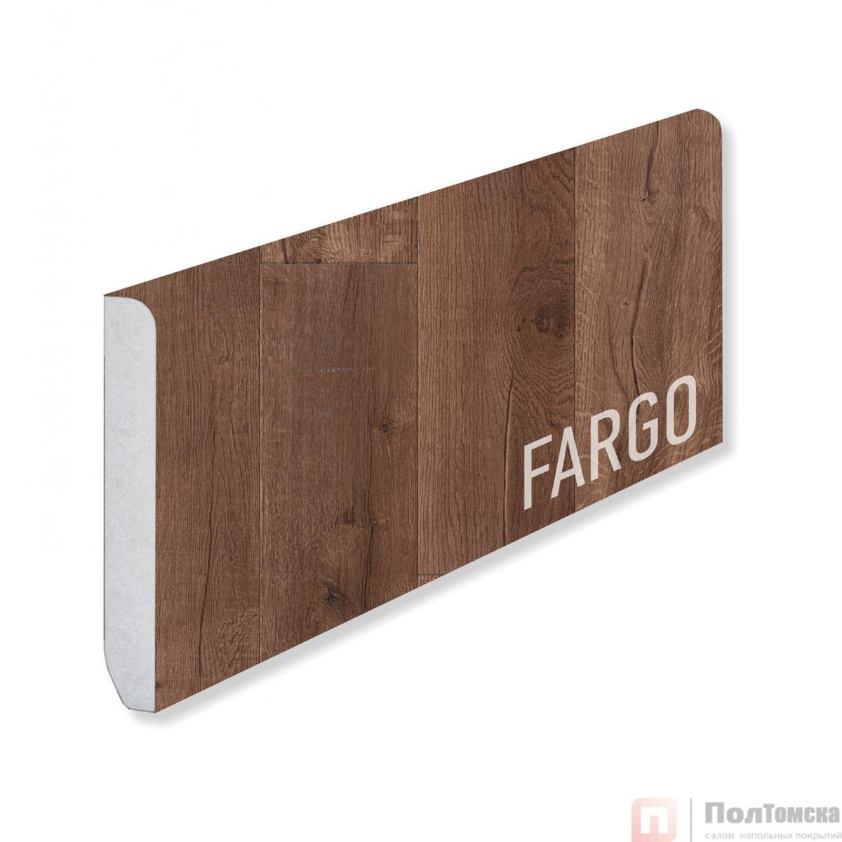Кварцевый плинтус Fargo Comfort 81996-6 Дуб Южная Ночь
