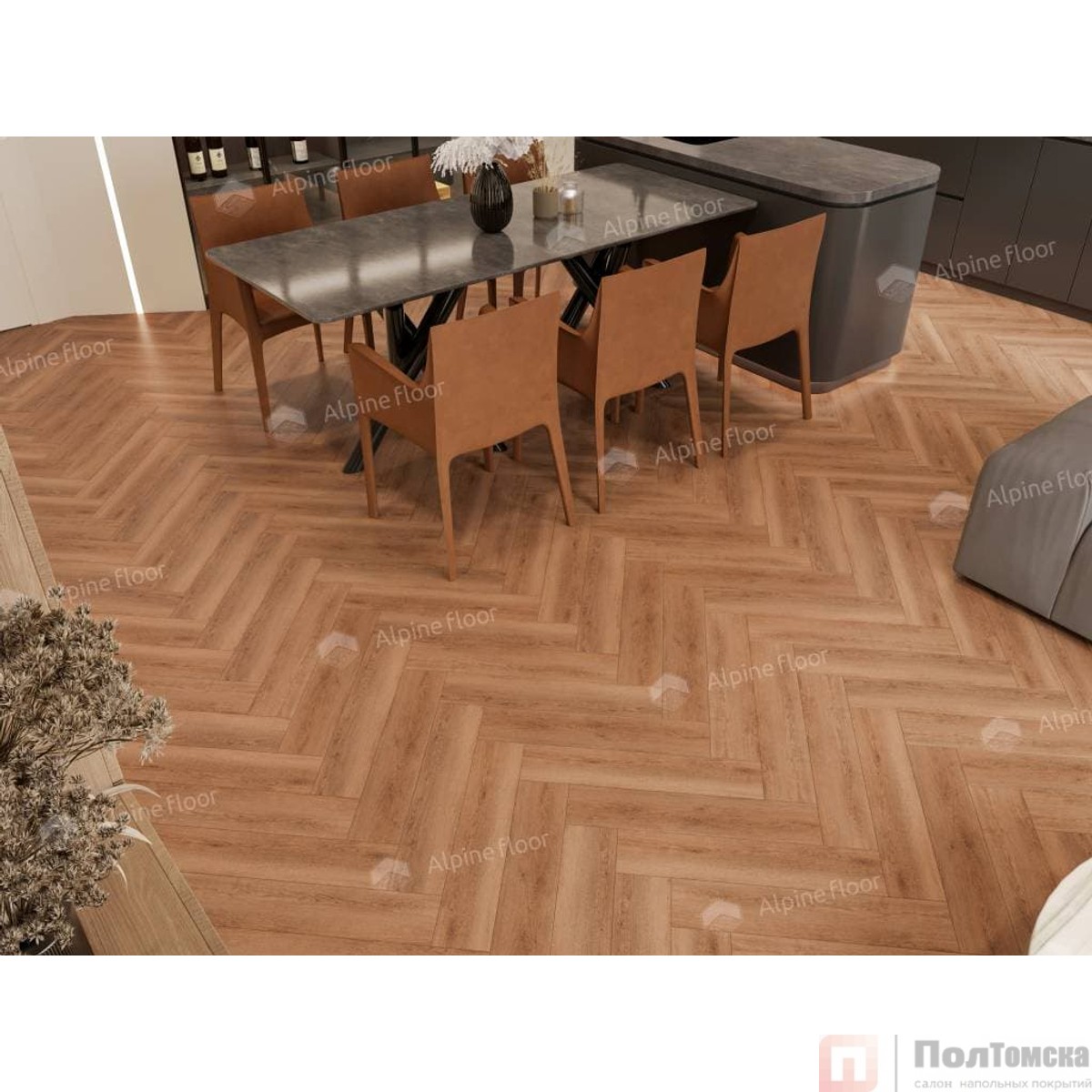 SPC ламинат Изящный паркет (Light Parquet) Дуб Капелла ЕСО 13-31 MC