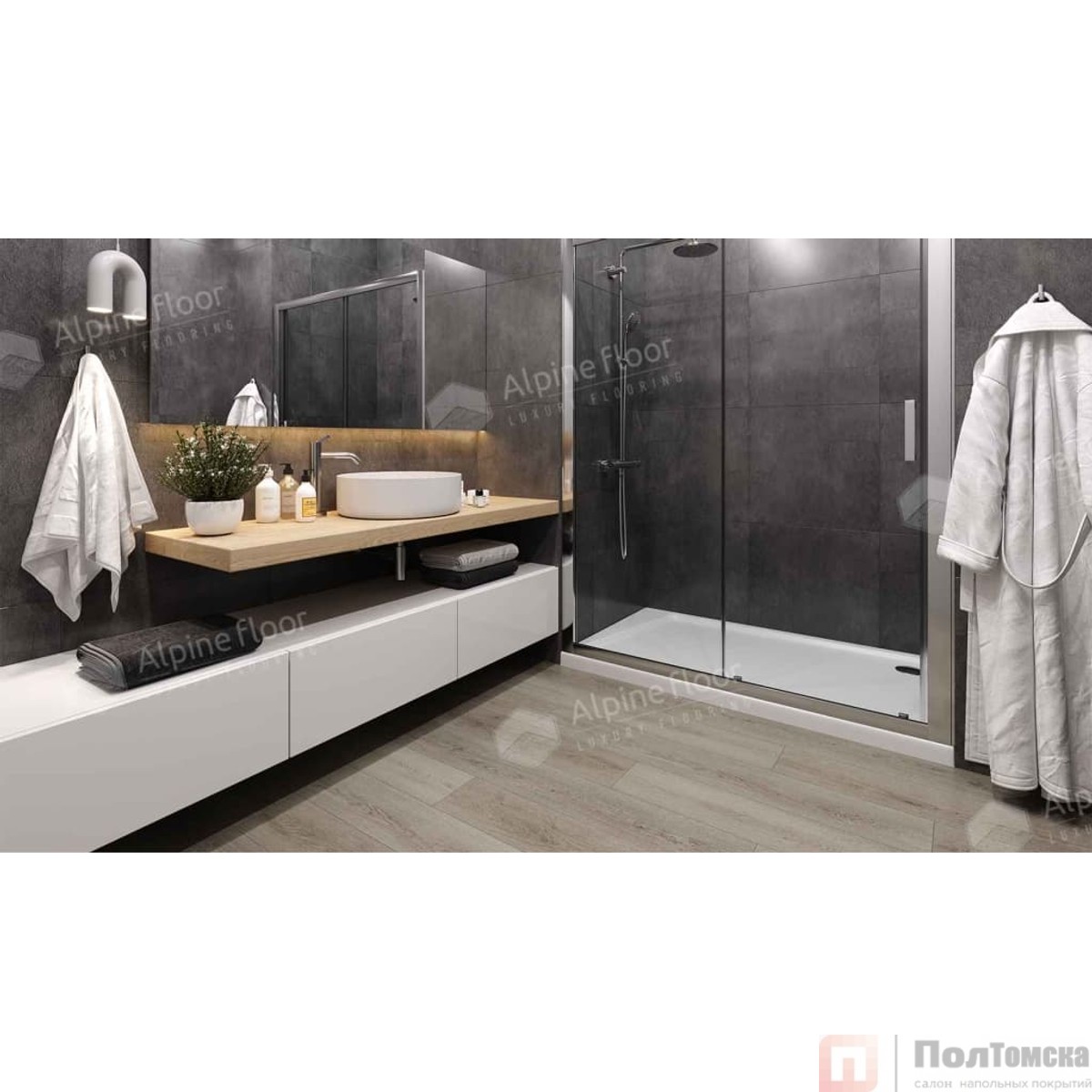 Клеевая плитка Alpine Floor Grand Sequoia LVT Мета ECO 11-2702