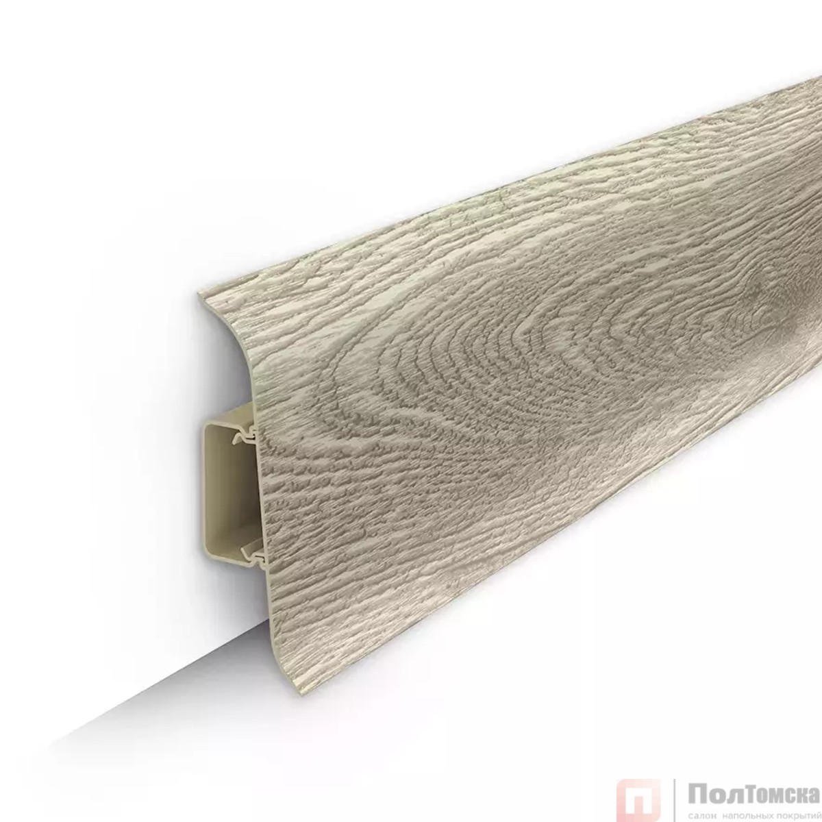 Плинтус Дуб латте 229 (ideal Classic 70х22х2200 мм)