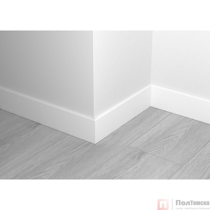 Плинтус кварцевый SPC Alpine Floor 80х11 мм Белый Матовый ECO 11-00