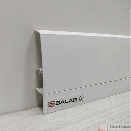 Плинтус ПВХ Salag NG80 (00) белый