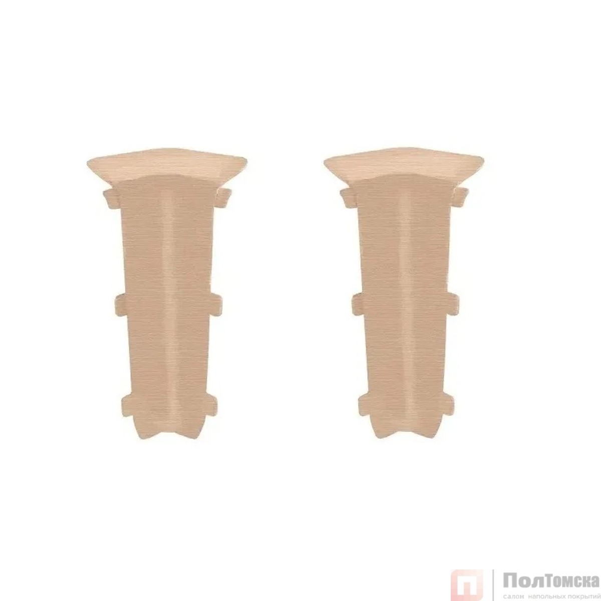 Угол внутренний для плинтуса 85мм "Деконика" (2шт. во флоупак), 213 Дуб северный