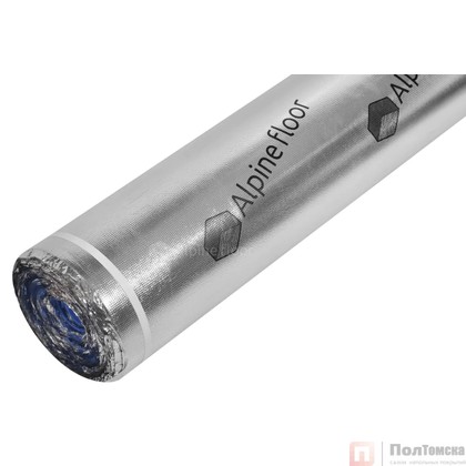 Подложка Alpine Floor silver foil BLUE EVA 1,5 мм,10м2