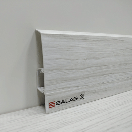 Плинтус ПВХ Salag NG80 (28) Клен патино