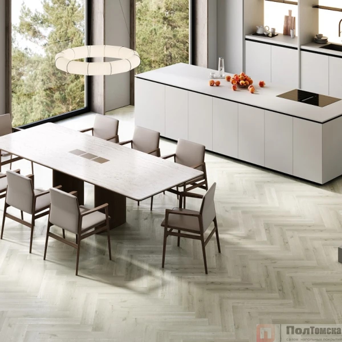 Кварцевый ламинат Home Expert Parquet 33-81996-01 Дуб Мюнхен 615*123*4мм, крашеная фаска DIY