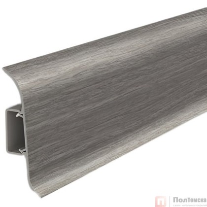 Плинтус Орех серый Классик 55мм 2,2 м, 