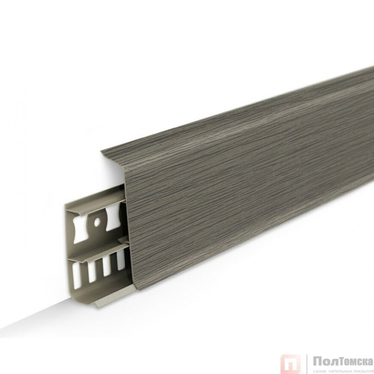 Плинтус напольный с кабель-каналами 70мм 2,2м "Деконика", 275 Сосна оливье