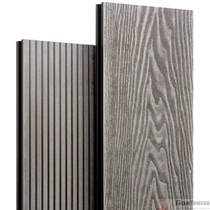 Террасная доска Harvex «Julia 3D» 146х22 Серый дым