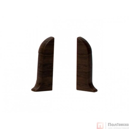 Заглушка к плинтусу Salag (левая+правая) NGF56 23 орех модена (2шт/упак)