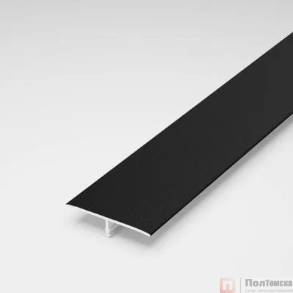 Стык Т-образный (укороченная ножка) 18мм 1,8 анод черный мат,