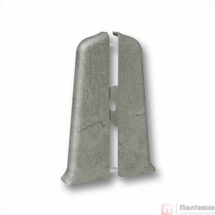 Заглушка лев и прав (1 пара/уп) Лофт светло-серый "Деконика 70мм"