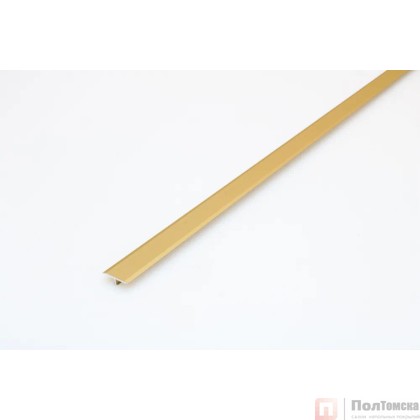 Стык Т-образный (укороченная ножка) 18мм 0,9 анод золото мат