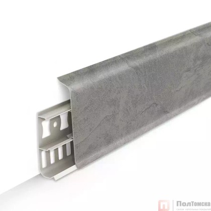 Плинтус Лофт серый "Деконика" 70мм (20шт)