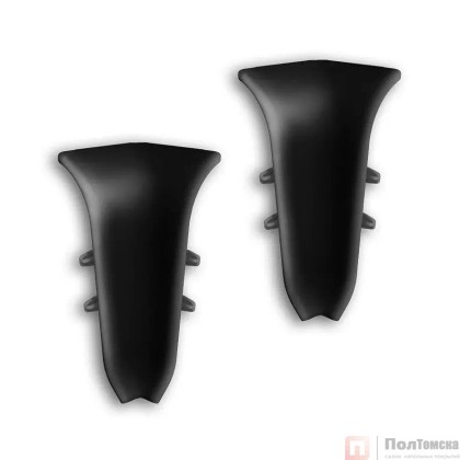 Внутренний угол (2 шт/уп), Черный "Классик 55 мм",