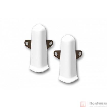 Угол наружный (внешний) с крепежом 85мм "Деконика" (2шт. во флоупак), 001 Белый Угол наружный (внешний) с крепежом 85мм "Деконика" (2шт. во флоупак), 001 Белый